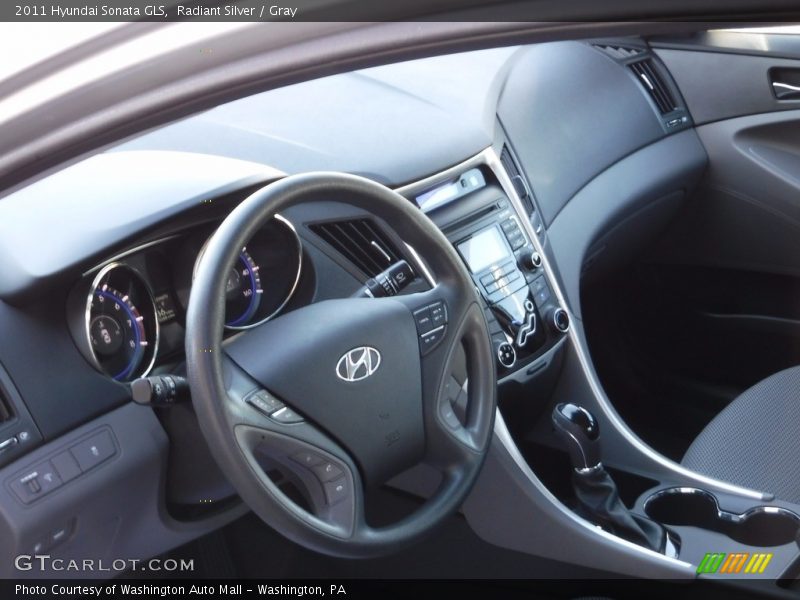 Radiant Silver / Gray 2011 Hyundai Sonata GLS
