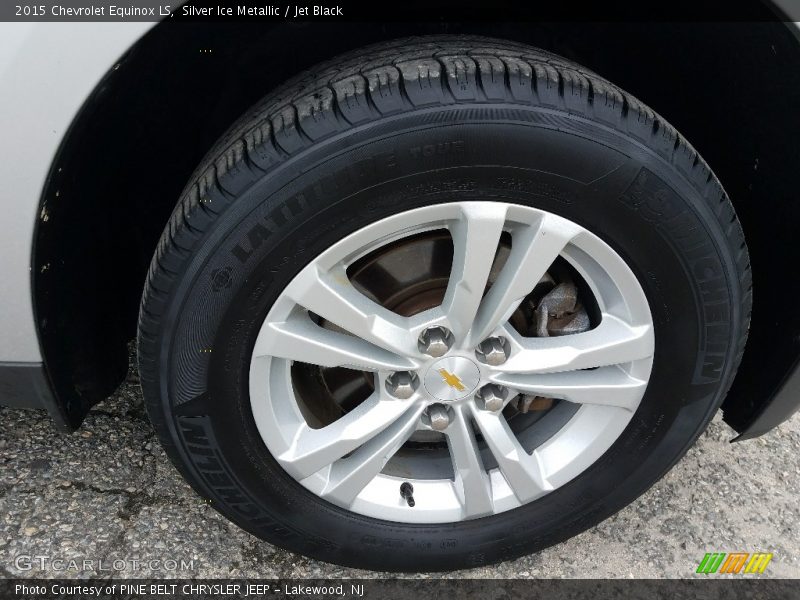 Silver Ice Metallic / Jet Black 2015 Chevrolet Equinox LS
