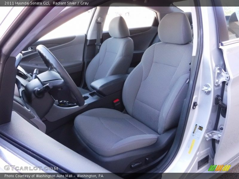 Radiant Silver / Gray 2011 Hyundai Sonata GLS
