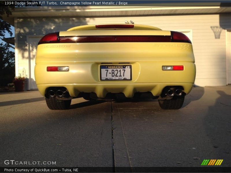 Champagne Yellow Pearl Metallic / Beige 1994 Dodge Stealth R/T Turbo