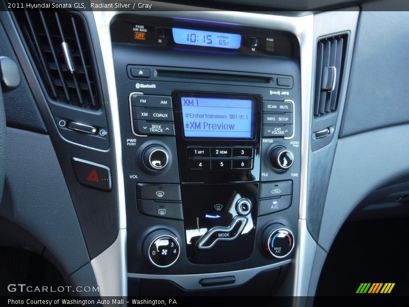 Radiant Silver / Gray 2011 Hyundai Sonata GLS