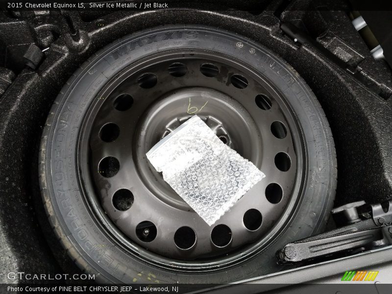 Silver Ice Metallic / Jet Black 2015 Chevrolet Equinox LS