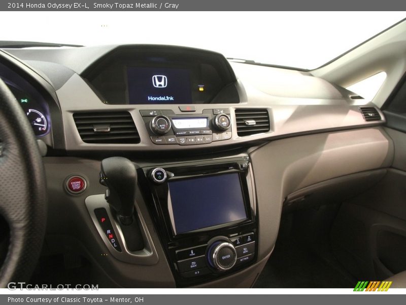 Smoky Topaz Metallic / Gray 2014 Honda Odyssey EX-L