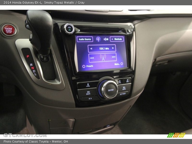 Smoky Topaz Metallic / Gray 2014 Honda Odyssey EX-L