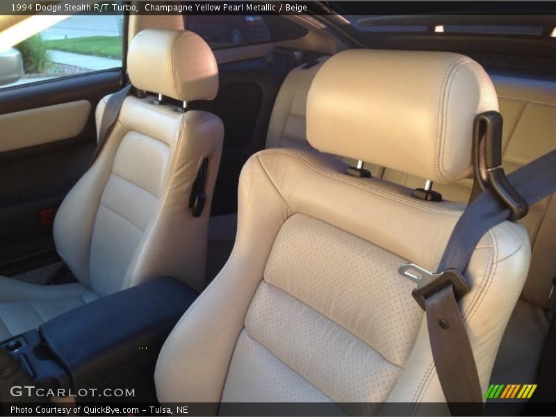 Champagne Yellow Pearl Metallic / Beige 1994 Dodge Stealth R/T Turbo