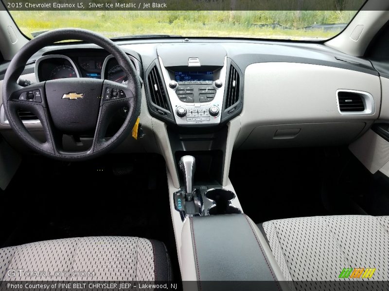 Silver Ice Metallic / Jet Black 2015 Chevrolet Equinox LS