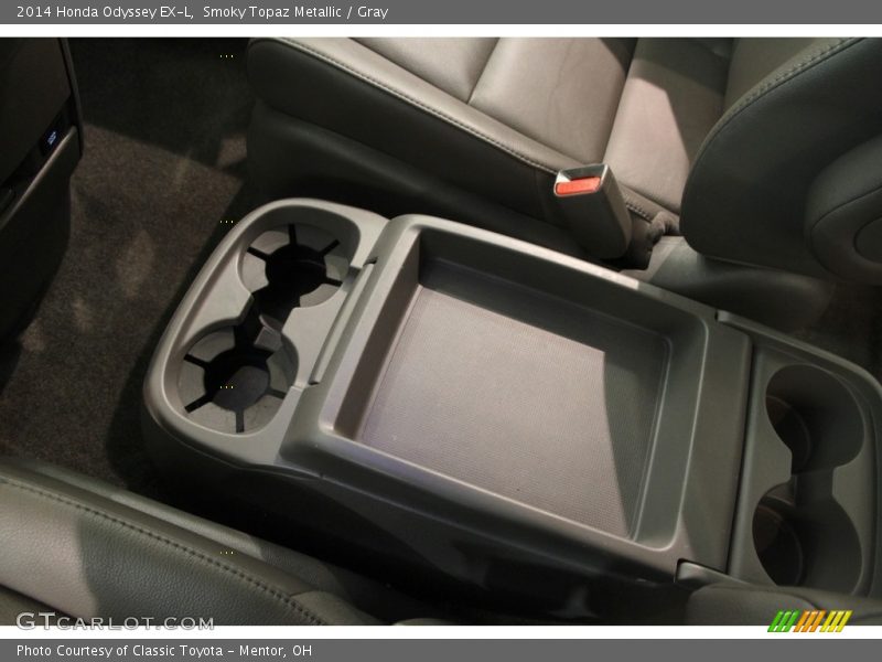 Smoky Topaz Metallic / Gray 2014 Honda Odyssey EX-L