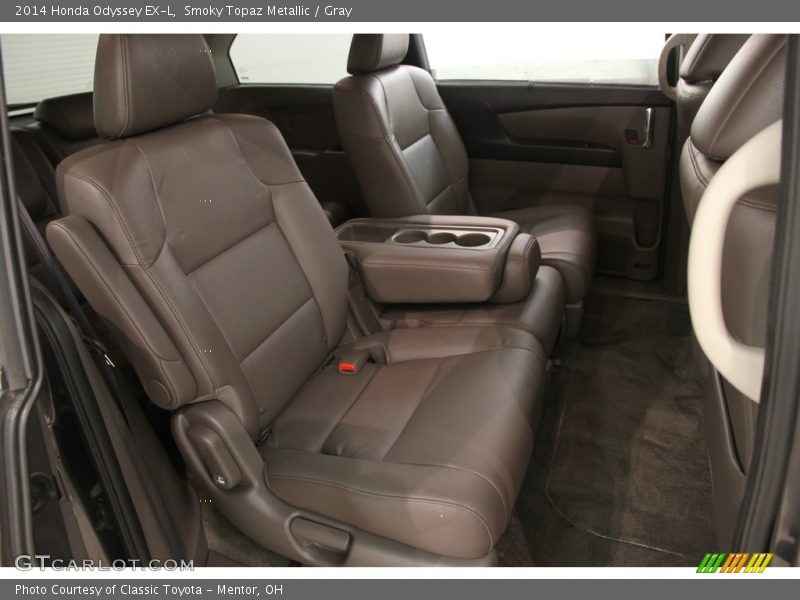 Smoky Topaz Metallic / Gray 2014 Honda Odyssey EX-L