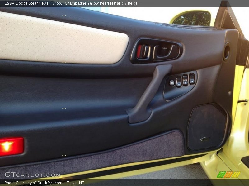 Champagne Yellow Pearl Metallic / Beige 1994 Dodge Stealth R/T Turbo
