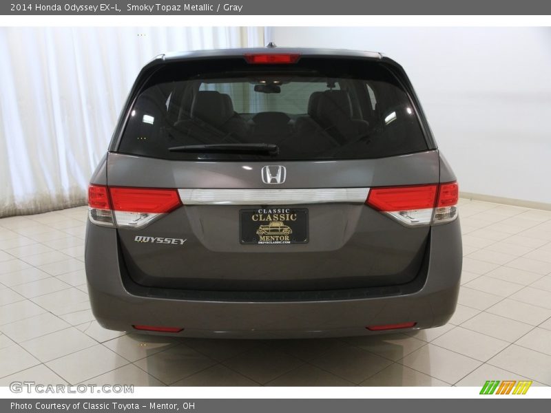 Smoky Topaz Metallic / Gray 2014 Honda Odyssey EX-L