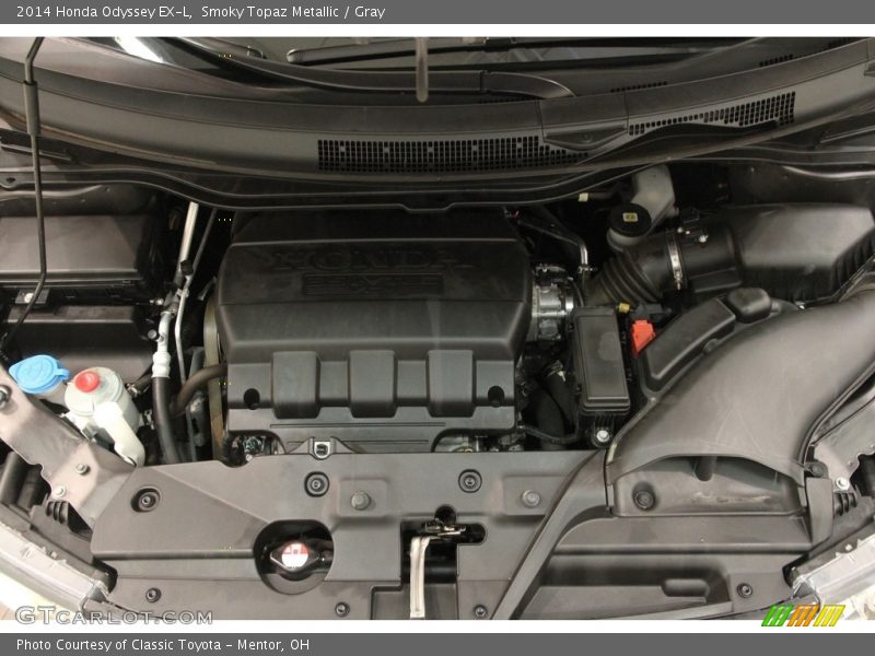 Smoky Topaz Metallic / Gray 2014 Honda Odyssey EX-L