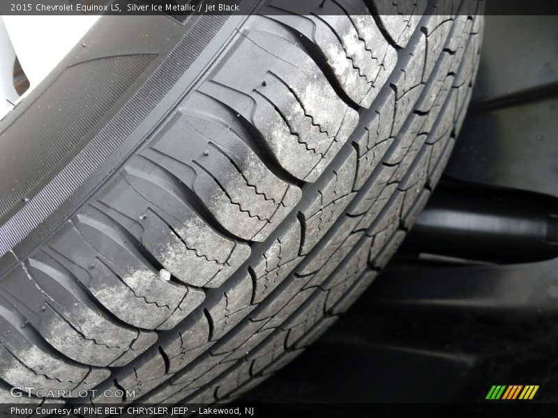Silver Ice Metallic / Jet Black 2015 Chevrolet Equinox LS