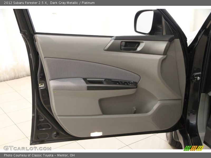 Dark Gray Metallic / Platinum 2012 Subaru Forester 2.5 X