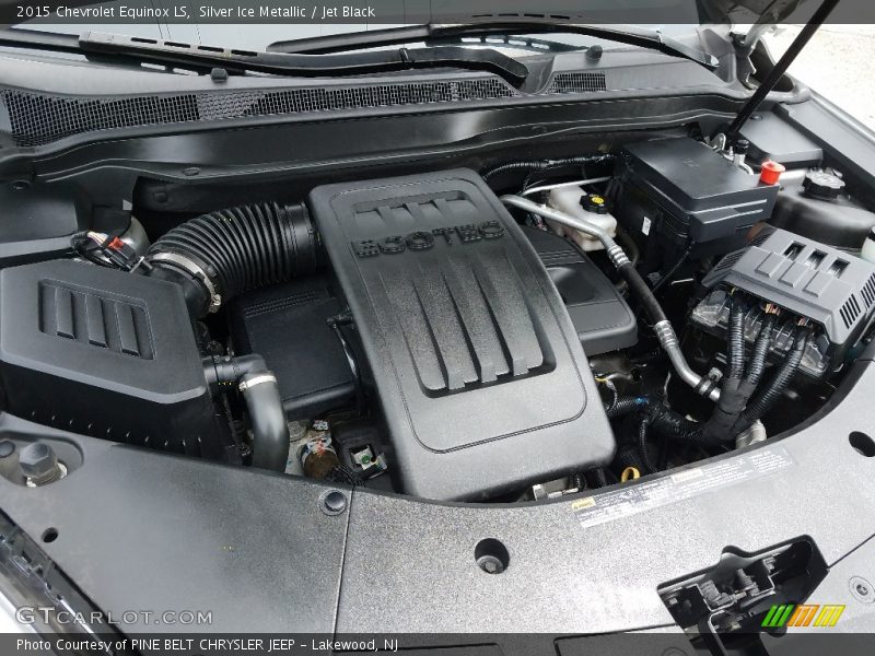 Silver Ice Metallic / Jet Black 2015 Chevrolet Equinox LS