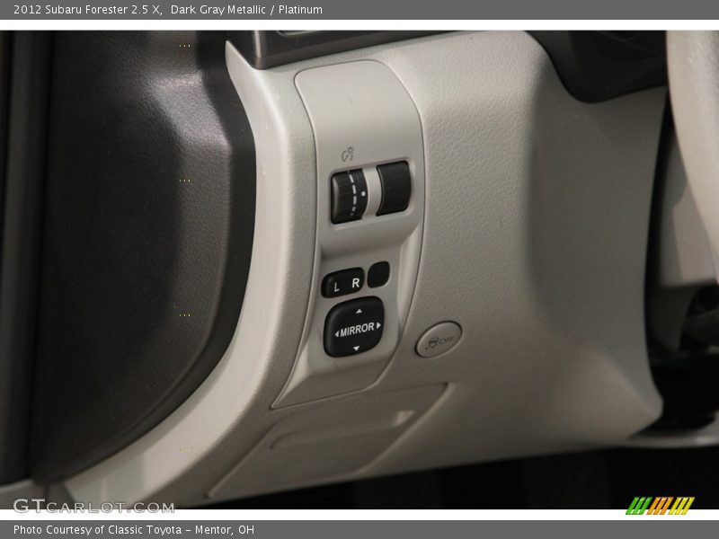Dark Gray Metallic / Platinum 2012 Subaru Forester 2.5 X