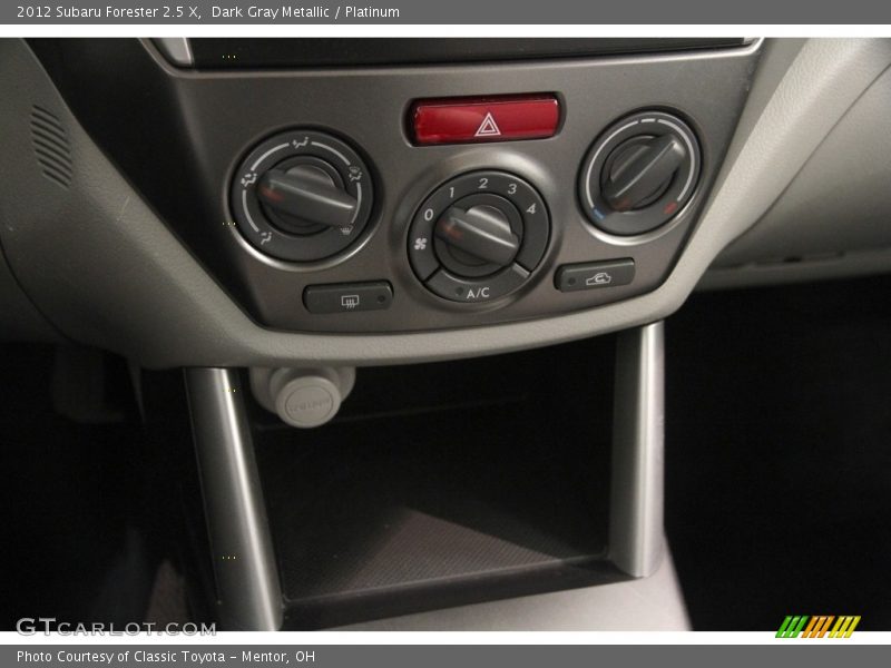 Dark Gray Metallic / Platinum 2012 Subaru Forester 2.5 X