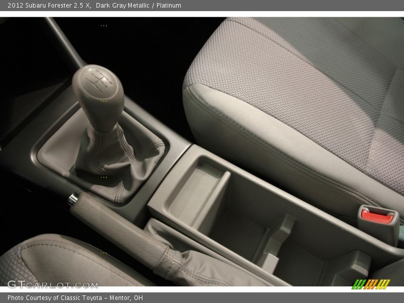 Dark Gray Metallic / Platinum 2012 Subaru Forester 2.5 X