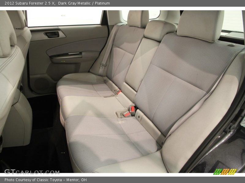 Dark Gray Metallic / Platinum 2012 Subaru Forester 2.5 X