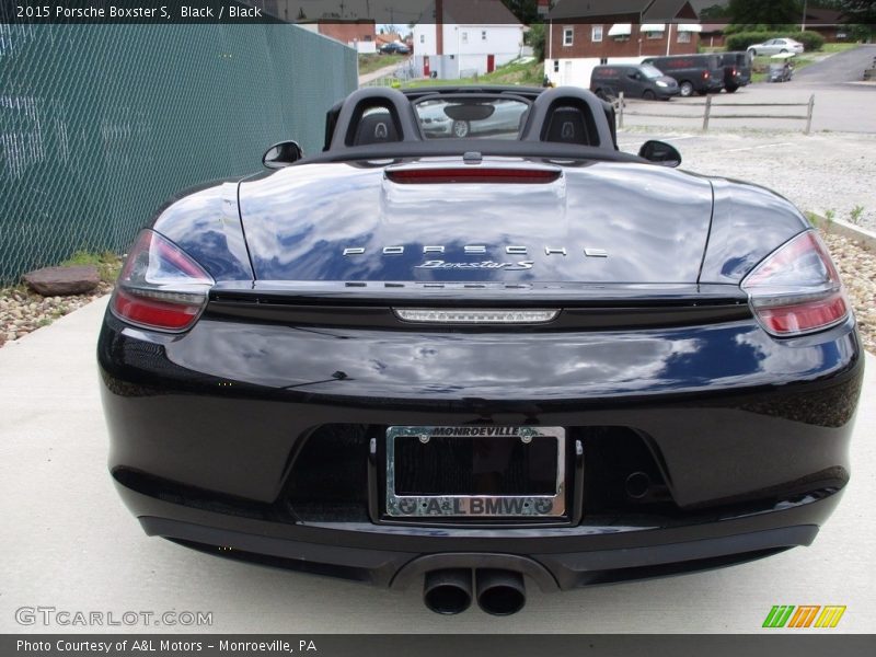 Black / Black 2015 Porsche Boxster S