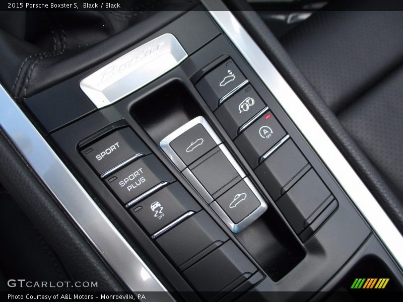 Controls of 2015 Boxster S