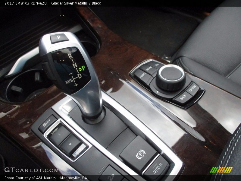 Glacier Silver Metallic / Black 2017 BMW X3 xDrive28i