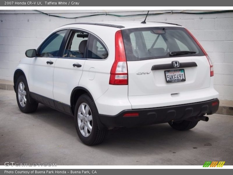 Taffeta White / Gray 2007 Honda CR-V LX