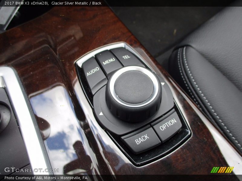 Glacier Silver Metallic / Black 2017 BMW X3 xDrive28i