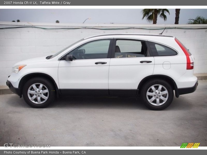 Taffeta White / Gray 2007 Honda CR-V LX