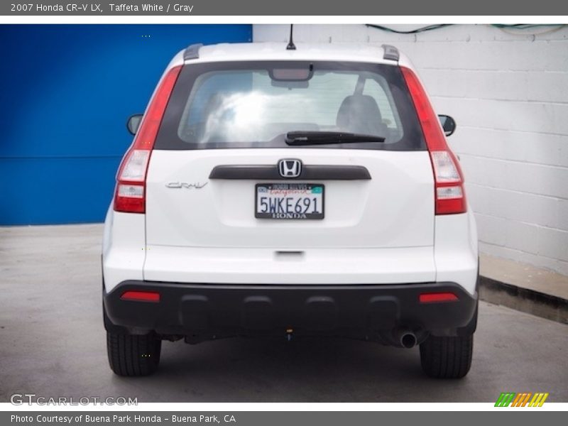 Taffeta White / Gray 2007 Honda CR-V LX