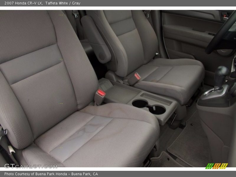 Taffeta White / Gray 2007 Honda CR-V LX