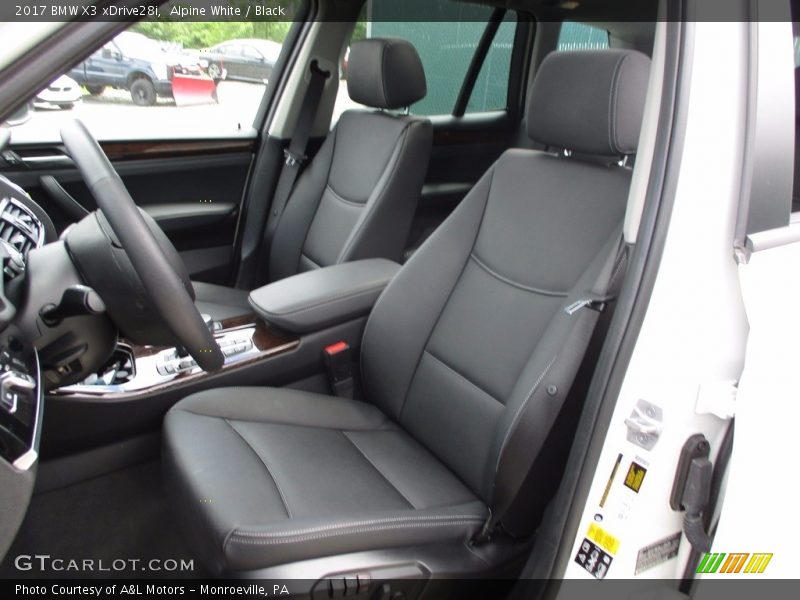 Alpine White / Black 2017 BMW X3 xDrive28i