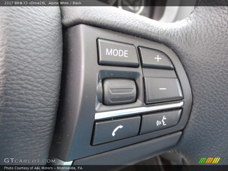 Alpine White / Black 2017 BMW X3 xDrive28i