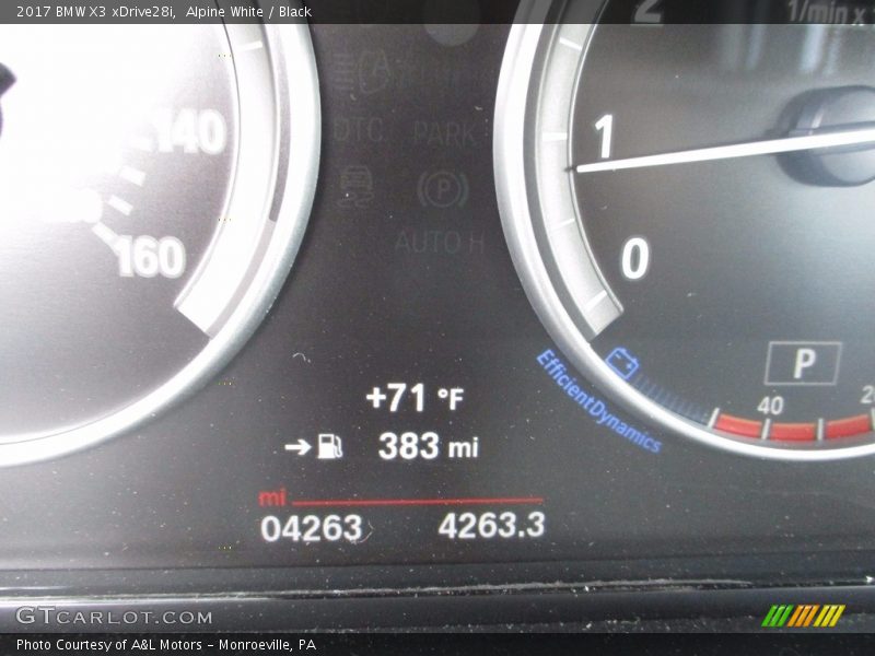 Alpine White / Black 2017 BMW X3 xDrive28i