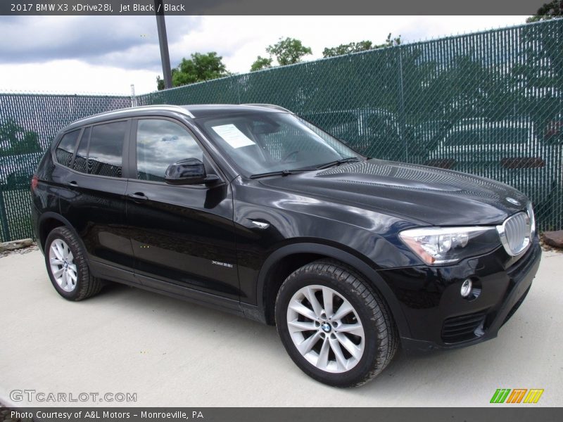 Jet Black / Black 2017 BMW X3 xDrive28i