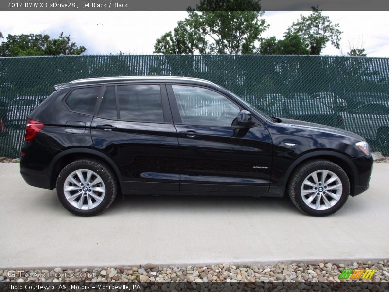 Jet Black / Black 2017 BMW X3 xDrive28i