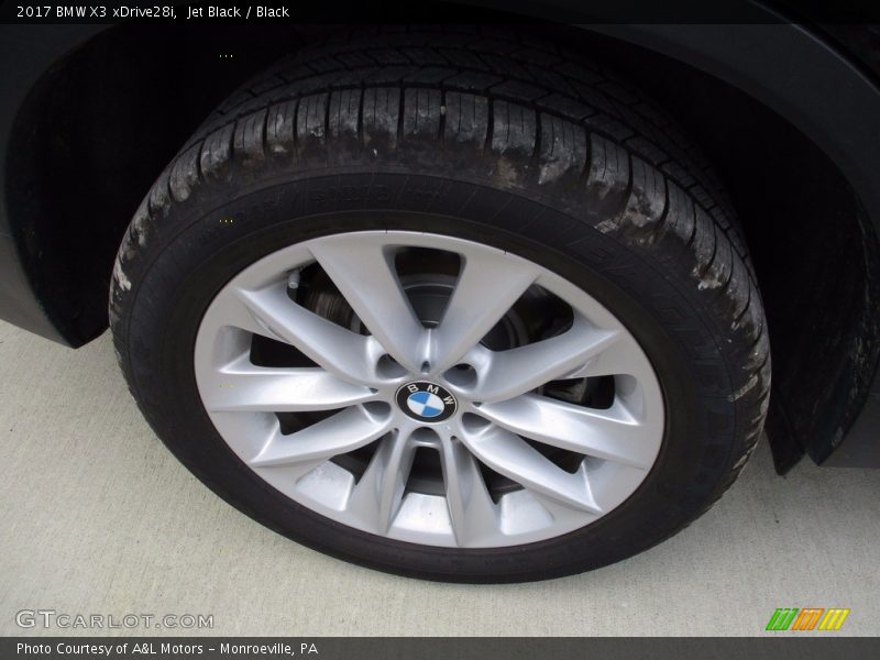 Jet Black / Black 2017 BMW X3 xDrive28i