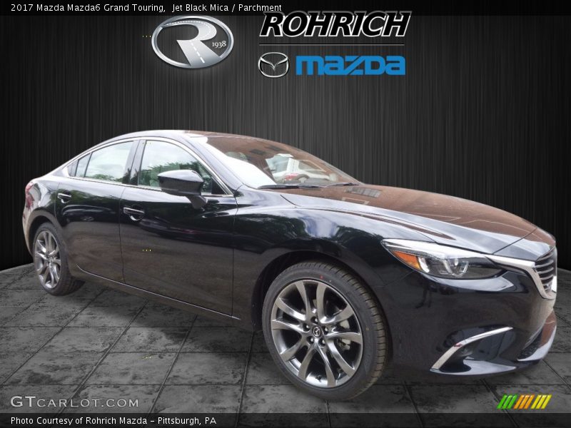 Jet Black Mica / Parchment 2017 Mazda Mazda6 Grand Touring