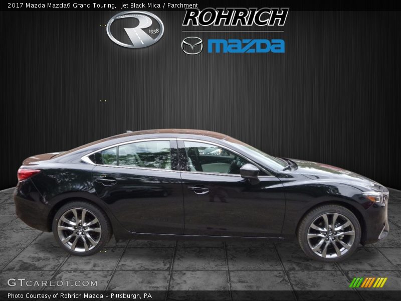 Jet Black Mica / Parchment 2017 Mazda Mazda6 Grand Touring