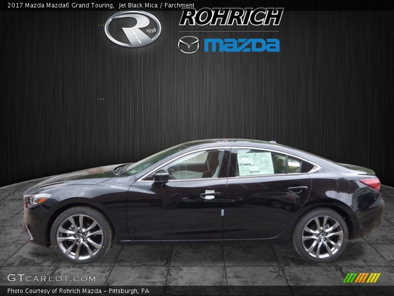 Jet Black Mica / Parchment 2017 Mazda Mazda6 Grand Touring