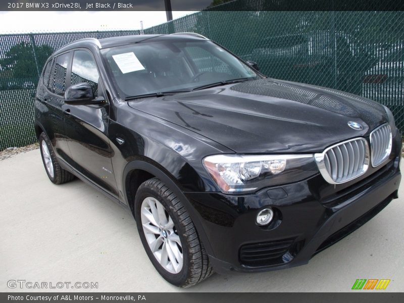 Jet Black / Black 2017 BMW X3 xDrive28i