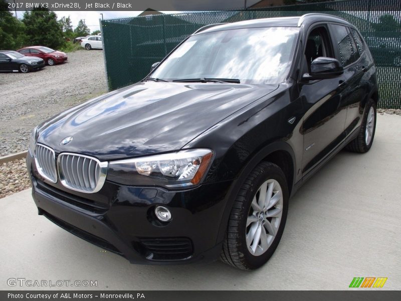 Jet Black / Black 2017 BMW X3 xDrive28i