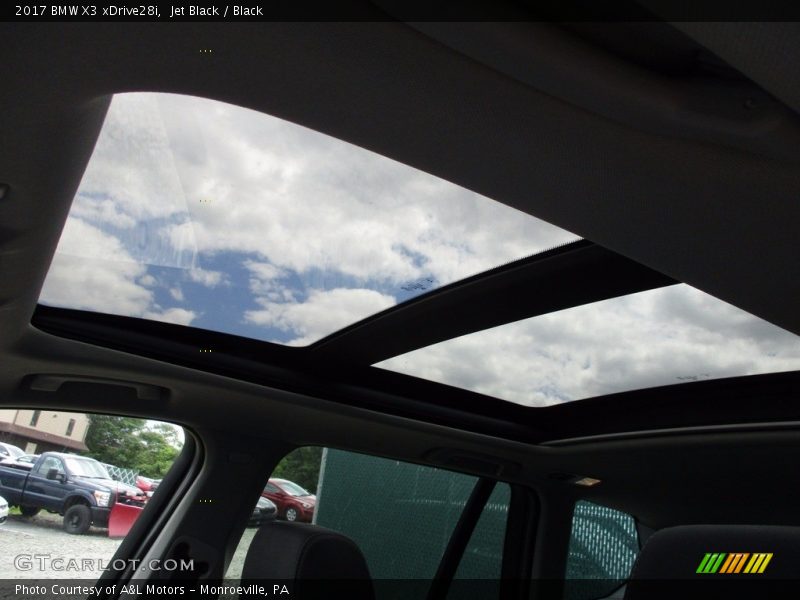 Jet Black / Black 2017 BMW X3 xDrive28i