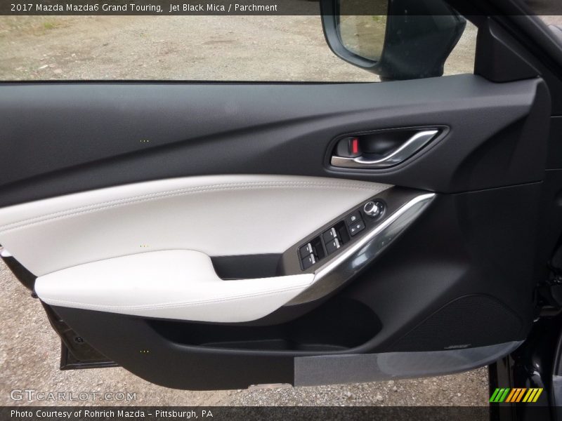 Jet Black Mica / Parchment 2017 Mazda Mazda6 Grand Touring
