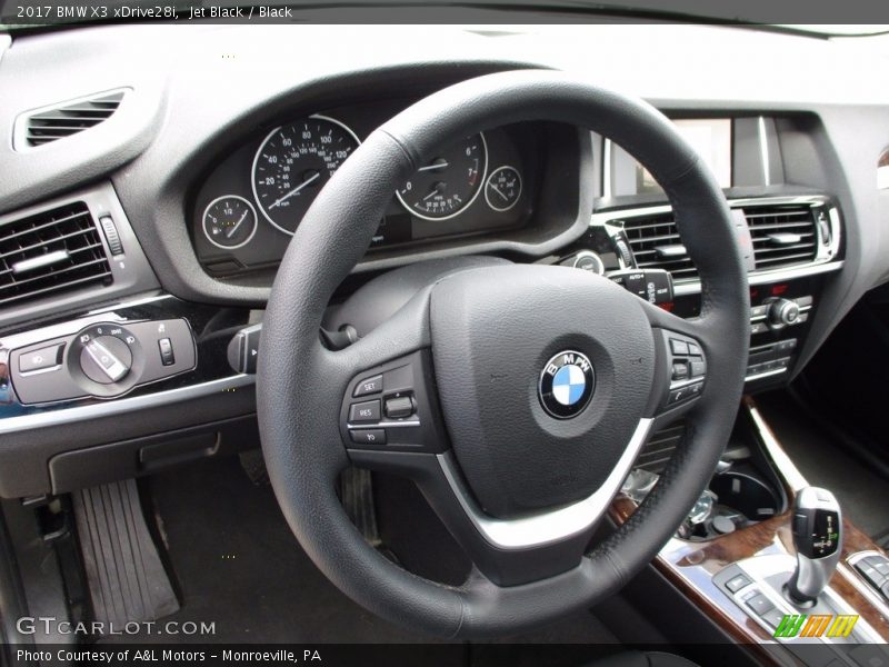 Jet Black / Black 2017 BMW X3 xDrive28i