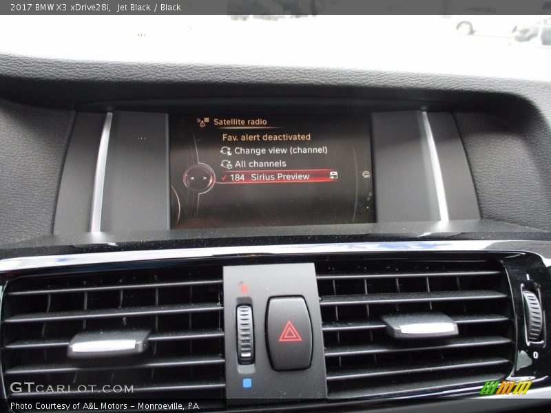 Jet Black / Black 2017 BMW X3 xDrive28i