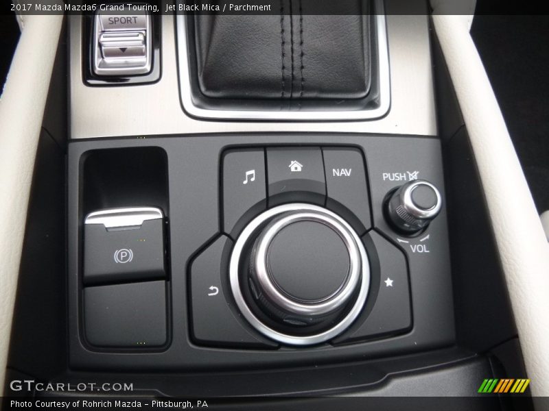 Jet Black Mica / Parchment 2017 Mazda Mazda6 Grand Touring