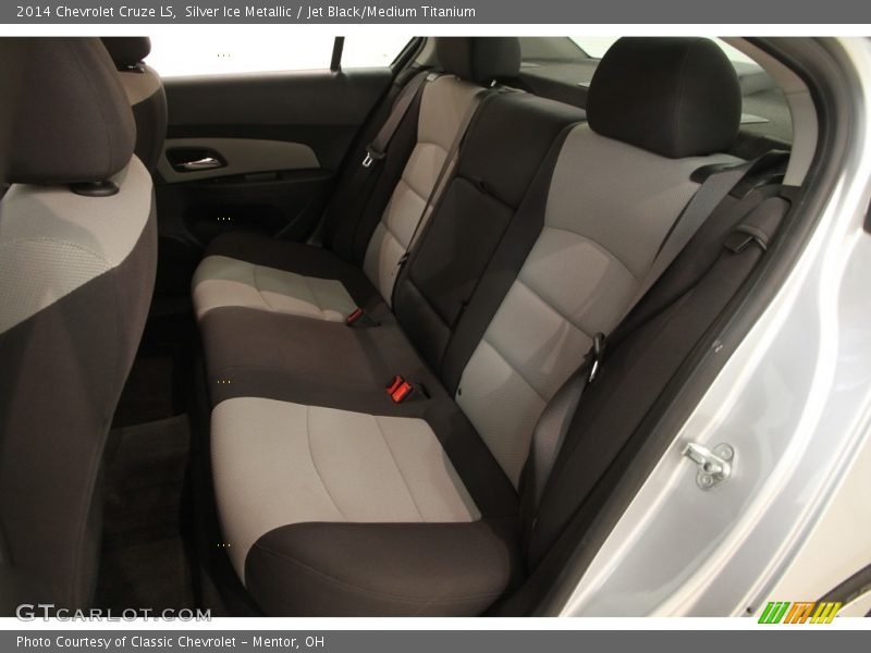 Silver Ice Metallic / Jet Black/Medium Titanium 2014 Chevrolet Cruze LS