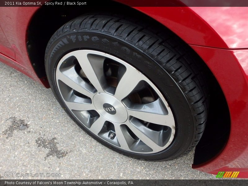 Spicy Red / Black Sport 2011 Kia Optima SX