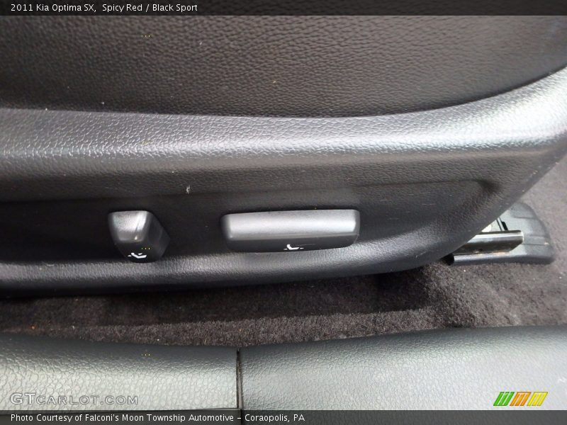 Spicy Red / Black Sport 2011 Kia Optima SX
