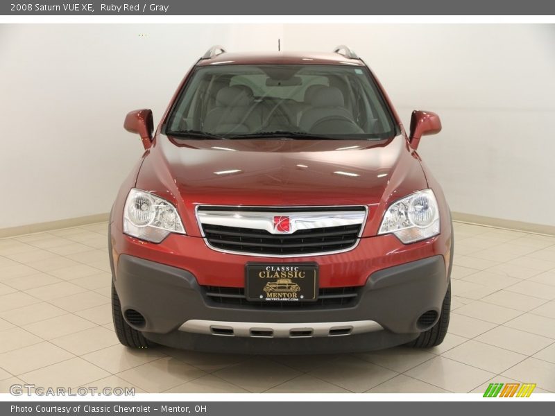 Ruby Red / Gray 2008 Saturn VUE XE